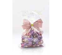 Italpak Sachets Bonbons, Sacs Transparents pour Les Aliments,50 pièces, polypropylène, Lilas, 10x20cm