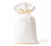 Italpak Sacs Cadeaux nacrés en polypropylène 40 microns, Blanc, 15x25 cm, Set de 50 Pièces