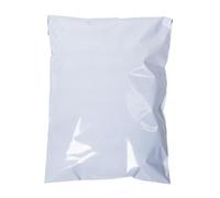 Italpak Sacs d'expédition 100 pièces 17 x 25 + 5 cm | Sacs plastiques mats en polyéthylène 55 microns | Anti-déchirures, imperméables, fabriqués en Italie, fermeture adhésive forte