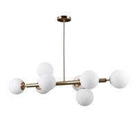 Italux Suspension moderne Raddi en verre