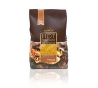 Italwax Natural - 1Kg - Perles de cire pour l'épilation sans bandes - Formule naturelle pour tous les types de peau- Recommandé pour la zone bikini et les aisselles - Sans parfum