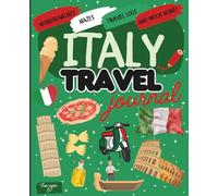 Italy Activity Book: Travel Journal