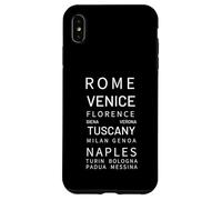 Italy City nomme Best of Italia, Italian Trip Rome Toscane Coque pour iPhone XS Max