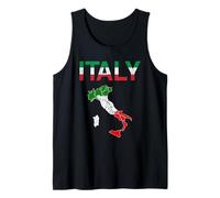 Italy Flag Vintage Italian Italia Débardeur