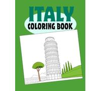 Italy: kids coloring book: 25 Pages, 8.5 x 11 inches | perfect gift for kids age 4-8