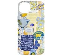 Italy Lemon Positano Capri Summer Art Collage Coque pour iPhone 14 Plus