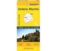 Italy: Umbria, Marche Map 359