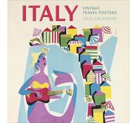 Italy: Vintage Travel Posters 2026 Wall Calendar