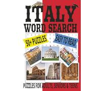 ITALY WORD SEARCH: A Word Puzzle Journey Through Italian History, Art, and Landmarks