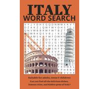 Italy Word Search Book: Word Searches with Easy to Read Print about Italy, Rome, Pizza and Gelato | 6 x 9 inches, 112 pages | 50+ Themed Puzzles ... Gift for Vacations, Holidays and Free Time