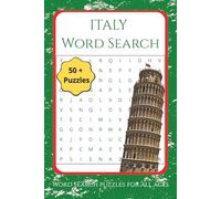 Italy Word Search Puzzle Book: Word Search with Easy to Read Print about Italy, Travel, Explore and More | 6x9 inches, 110 pages | 50+ Puzzles … Gift for Vacations, Holidays and Free Times
