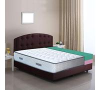ITALYMATERASSI, Matelas à mémoire de forme simple 80 x 190 cm | 6 cm de mémoire | Matelas orthopédique contre le dos mal H24 cm mod. Florence, base matelas rigide en AirPur et tissu et