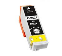 Italy's Cartridge Cartouche T2621, Noire, Compatible Comchip pour Epson Expression Premium Xp600, Xp605, Xp700, Xp800, 26Xl, 15 ML