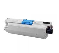 Italy's Cartridge Toner C310, Noir, Compatible pour Oki C310 C510 C330 MC351 MC362 44469803, 3500 Pages