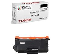 Italy's Cartridge Toner tn3480, Noir, Compatible pour Brother hl-6250 6300 6400 6600 6800 6900 5000 tn-3480, 8000 Pages