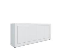 Itamoby Buffet 4 Portes 200 x 40 x 83,5 cm Elios Blanc Brillant