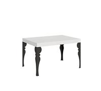 Itamoby Paxon Table de salle à manger rectangulaire, blanche, 224 x 90 x 77 cm