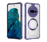 iTape Étui magnétique pour Nothing Phone (3A), compatible avec chargement sans fil, support magnétique de voiture, violet