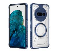 iTape Étui magnétique pour Nothing Phone (3A), compatible avec le chargement sans fil, support magnétique de voiture, bleu