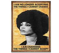 ITAWS Affiche Et Impression Mur Art Photo Angela Davis Affiche Vintage Angela Davis Affiche Féminisme, 30X40Cm Sans Cadre Moderne Fille Chambre Décor À La Maison Pas De Cadre