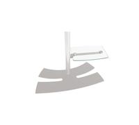 ITB Étagère pour Périphériques ER038400 - Verre Trempé Transparent 420x240mm, Charge Max. 5kg, Poids 2.64kg