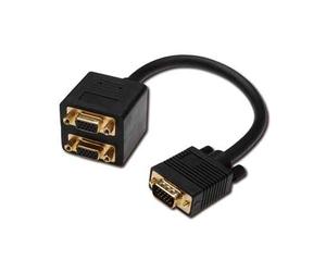 ITB MGAK513001 câble VGA VGA (D-Sub) 2 x VGA (D-Sub) Noir