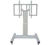 ITB OM06184 Chariot et support multimédia Noir, argent Chariot multimédia pour écran plat