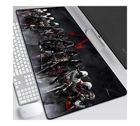 ITBT Assassin's Creed Speed Gaming Mouse Pad, XXL Anime Mouse Mat, 800x300mm, Extra Large Mousepad with Ant-Slip Rubber Base, 3mm Stitched Edge, for Computer PC, R