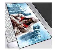 ITBT Assassin's Creed Tapis de Souris XL 700x300mm Hydrorésistant Anime Mouse Pad Grand Tapis de Souris Gamer avec Base en Caoutchouc Anti-Glissant Surface Texturée pour Ordinateur et PC,B