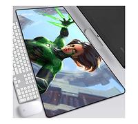 ITBT Battle Angel Alita 900x400mm Tapis de Souris XXL Multifonction Gaming Mousepad XXL Grand sous Main, Anime Souris 3mm Bureau Anti-Glissant Surface Texturée pour Ordinateur, D