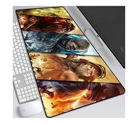 ITBT Battlefield 5 800x300mm Anime Mouse Pad, Keyboard Mouse Mats, Extended XXL Large Professional Gaming Mouse Mat with 3mm-Thick Rubber Base, for Computer PC,D