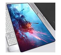 ITBT Battlefield 5 Tapis de Souris Gaming XXL, 900x400mm, Anime Mouse Pad - Surface spéciale améliore la Vitesse et la précision, 3mm Base en Caoutchouc Antidérapant Surface-pour Ordinateur et PC, F