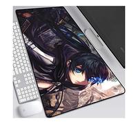ITBT Black Rock Shooter Tapis de Souris XL 700x300mm Hydrorésistant Anime Mouse Pad Grand Tapis de Souris Gamer avec Base en Caoutchouc Anti-Glissant Surface Texturée pour Ordinateur et PC,D