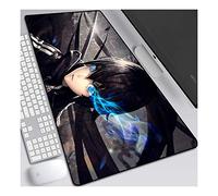 ITBT Black Rock Shooter Tapis de Souris XL 900x400mm Hydrorésistant Anime Mouse Pad Grand Tapis de Souris Gamer avec Base en Caoutchouc Anti-Glissant Surface Texturée pour Ordinateur et PC, F