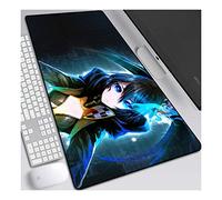 ITBT Black Rock Shooter Tapis de Souris XL 900x400mm Hydrorésistant Anime Mouse Pad Grand Tapis de Souris Gamer avec Base en Caoutchouc Anti-Glissant Surface Texturée pour Ordinateur et PC, E