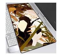 ITBT Bungo Stray Dogs 700x300mm Tapis de Souris XL Multifonction Gaming Mousepad XL Grand sous Main, Anime Souris 3mm Bureau Anti-Glissant Surface Texturée pour Ordinateur,H