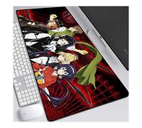 ITBT Bungo Stray Dogs Tapis de Souris XL 700x300mm Hydrorésistant Anime Mouse Pad Grand Tapis de Souris Gamer avec Base en Caoutchouc Anti-Glissant Surface Texturée pour Ordinateur et PC,E