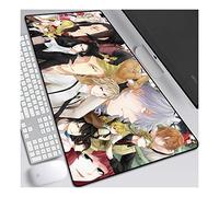 ITBT Bungo Stray Dogs Tapis de Souris XL 700x300mm Hydrorésistant Anime Mouse Pad Grand Tapis de Souris Gamer avec Base en Caoutchouc Anti-Glissant Surface Texturée pour Ordinateur et PC,C
