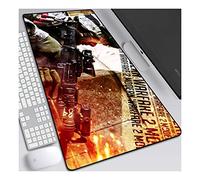 ITBT Call of Duty Tapis De Souris 700X300Mm, Clavier Étendu Tapis De Souris Professionnel De Jeu Mousepad avec Base De 3 Mm D'Épaisseur, pour Ordinateurs Portables, Pc,F