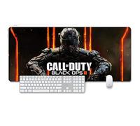 ITBT Call-of-Duty Tapis de Souris XXL 900x400mm Hydrorésistant Anime Mouse Pad Grand Tapis de Souris Gamer avec Base en Caoutchouc Anti-Glissant Surface Texturée pour Ordinateur et PC, G
