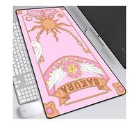 ITBT Cardcaptor Sakura 800x300mm Anime Mouse Pad, Tapis de Souris Clavier, Extended XXL Large Professional Gaming Mouse Mat with 3mm-Thick Rubber Base, for Computer PC, A