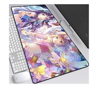 ITBT Cardcaptor Sakura 800x300mm Anime Mouse Pad, Tapis de Souris Clavier, Extended XXL Large Professional Gaming Mouse Mat with 3mm-Thick Rubber Base, for Computer PC, Q