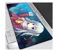 ITBT Charlotte 800x300mm Anime Mouse Pad, Keyboard Mouse Mats, Extended XXL Large Professional Gaming Mouse Mat with 3mm-Thick Rubber Base, for Computer PC,B