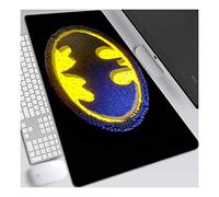 ITBT Chauve-Souris du Chevalier Noir, C 900x400mm Tapis de Souris XXL Multifonction Gaming Mousepad XXL Grand sous Main, Anime Souris 3mm Bureau Anti-Glissant Surface Texturée pour Ordinateur