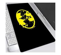 ITBT Chauve-Souris du Chevalier Noir, D 900x400mm Tapis de Souris XXL Multifonction Gaming Mousepad XXL Grand sous Main, Anime Souris 3mm Bureau Anti-Glissant Surface Texturée pour Ordinateur