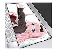 ITBT Confession Girl Speed Gaming Mouse Pad, XXL Anime Mouse Mat, 800x300mm, Extra Large Mousepad with Ant-Slip Rubber Base, 3mm Stitched Edge, for Computer PC, G