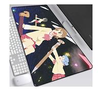 ITBT Creative Girl 800x300mm Anime Mouse Pad, Keyboard Mouse Mats, Extended XXL Large Professional Gaming Mouse Mat with 3mm-Thick Rubber Base, for Computer PC,H