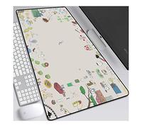 ITBT Creative Girl Tapis de Souris XL 700x300mm Hydrorésistant Anime Mouse Pad Grand Tapis de Souris Gamer avec Base en Caoutchouc Anti-Glissant Surface Texturée pour Ordinateur et PC,B