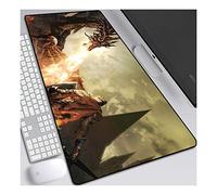 ITBT Dark Souls Tapis De Souris 700X300Mm, Clavier Étendu Tapis De Souris Professionnel De Jeu Mousepad avec Base De 3 Mm D'Épaisseur, pour Ordinateurs Portables, Pc,C