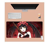 ITBT Dating Battle Tapis de Souris XL 900x400mm Hydrorésistant Anime Mouse Pad Grand Tapis de Souris Gamer avec Base en Caoutchouc Anti-Glissant Surface Texturée pour Ordinateur et PC, N